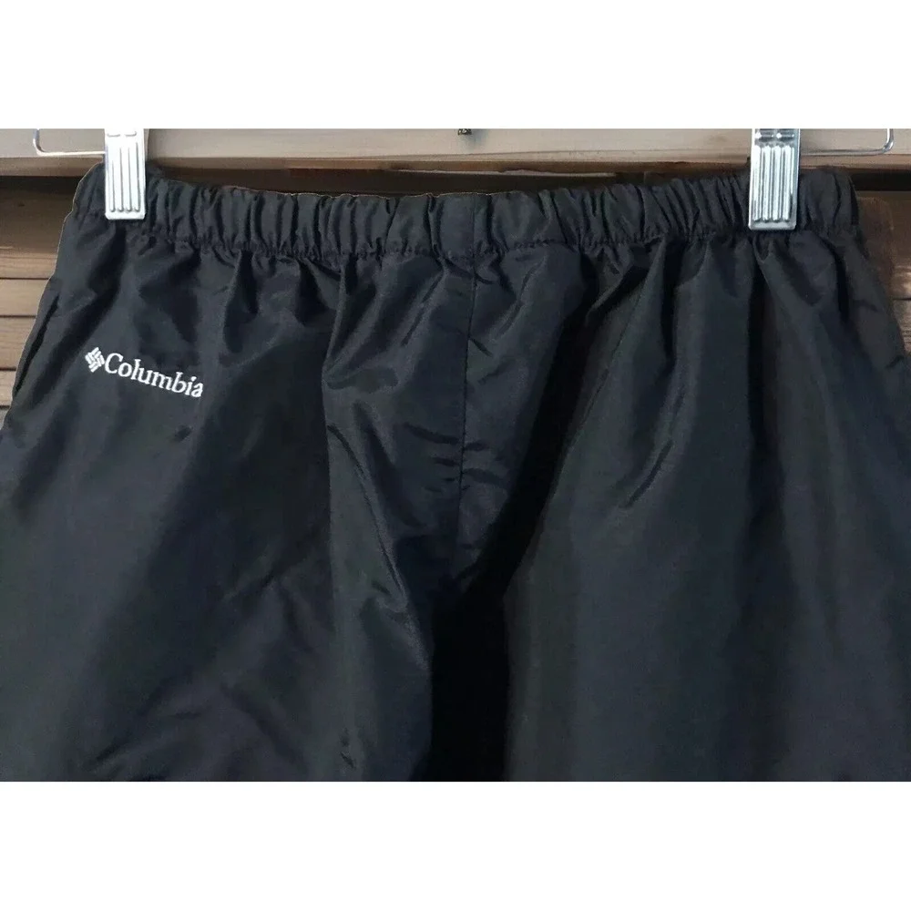 Boys/Girls Columbia Nylon Rain Paints Black Lightweight‎ 27